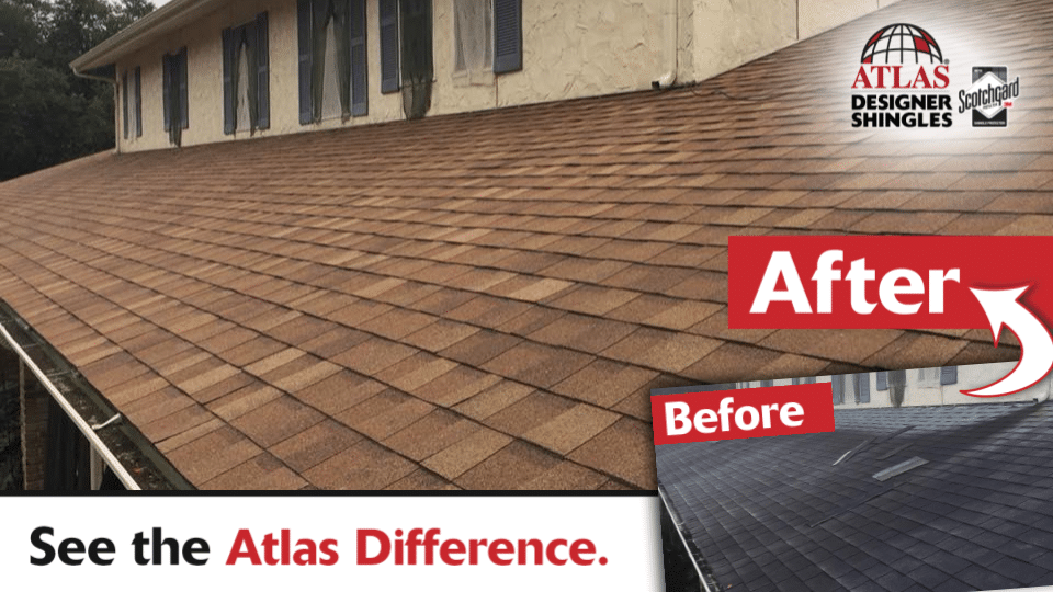 scotchgard roofing before and after