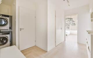 White corridor interior