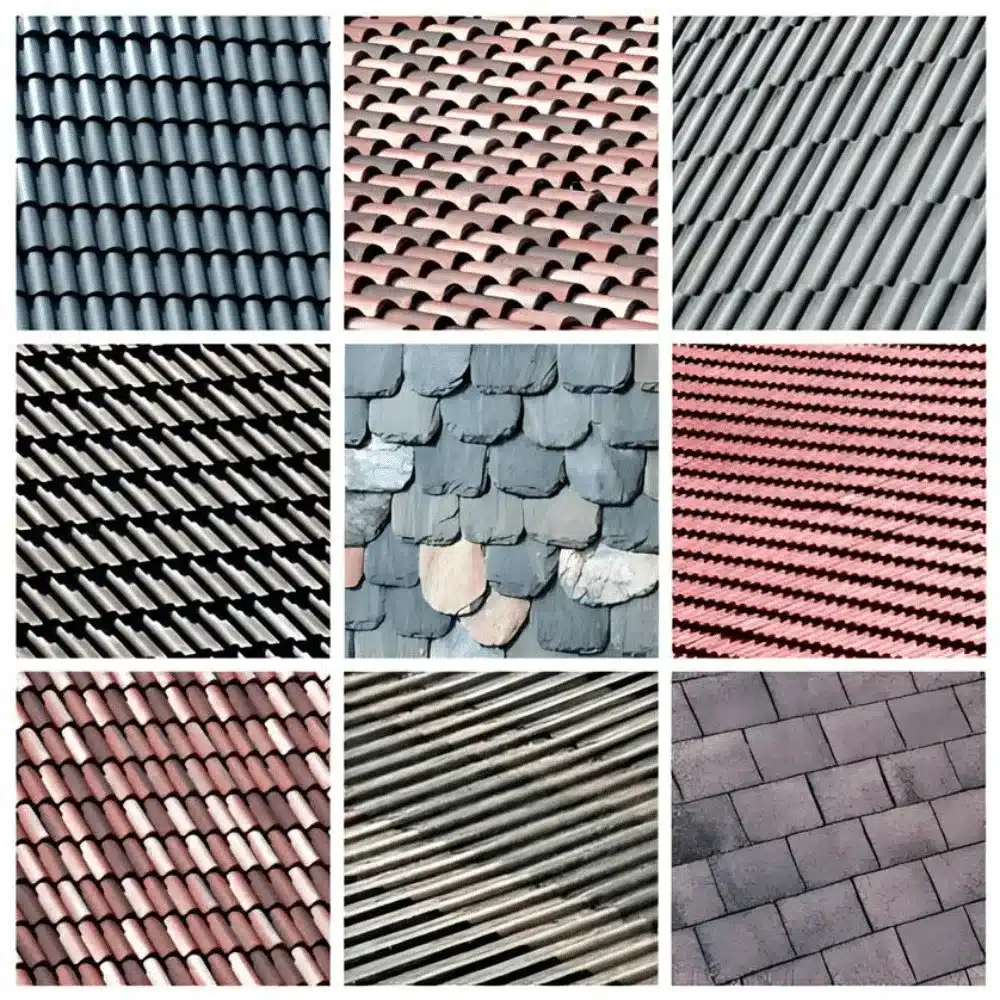 Exploring Different Roofing Materials_ From Asphalt Shingles to Metal and Slate Professional shingle roof installers working on a residential home in Connecticut