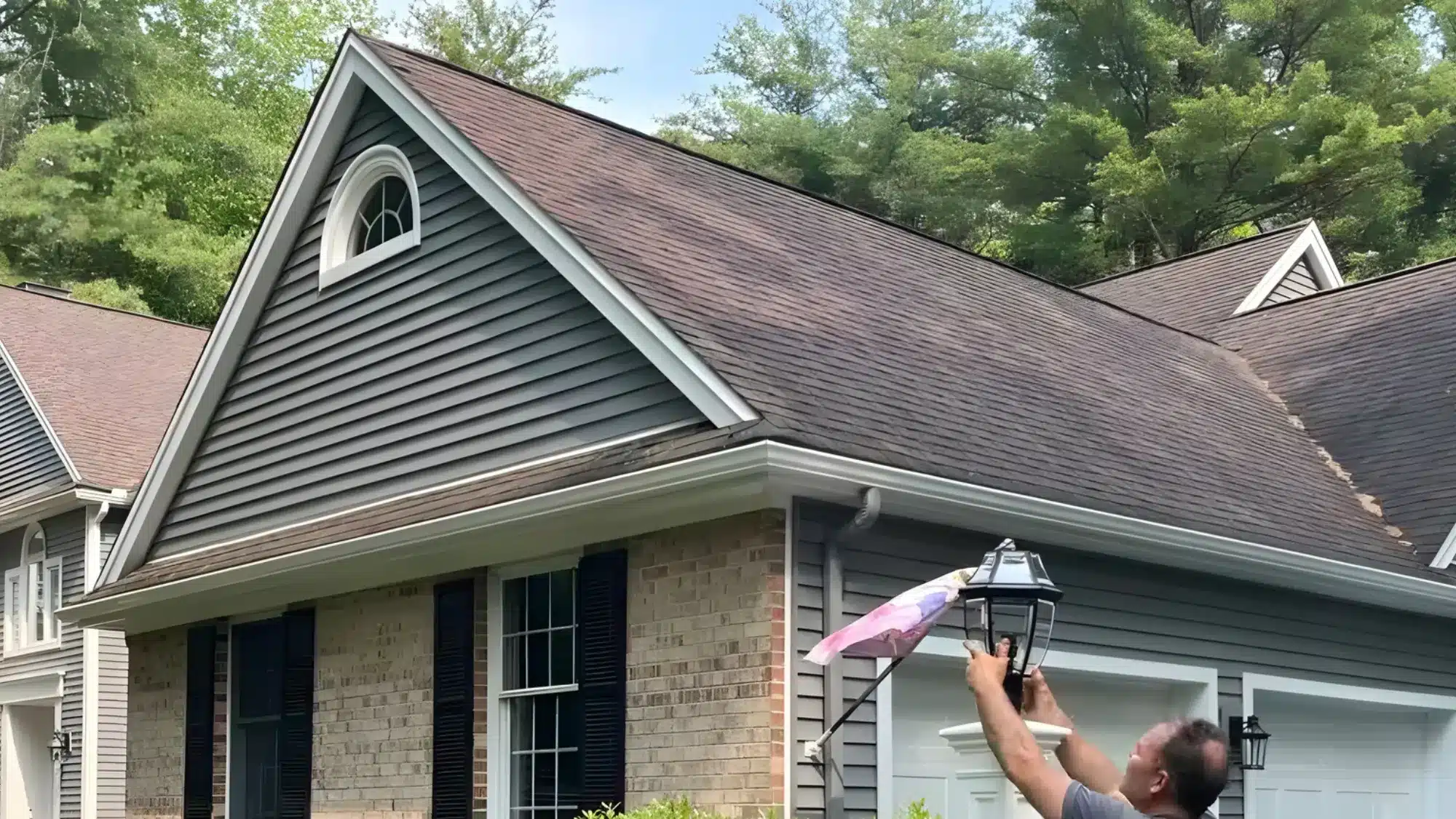 A Practical Guide to Choosing the Right Gutter Guard System for Your Home Homeowner comparing different gutter guard systems to choose the best option for protecting their home’s gutters