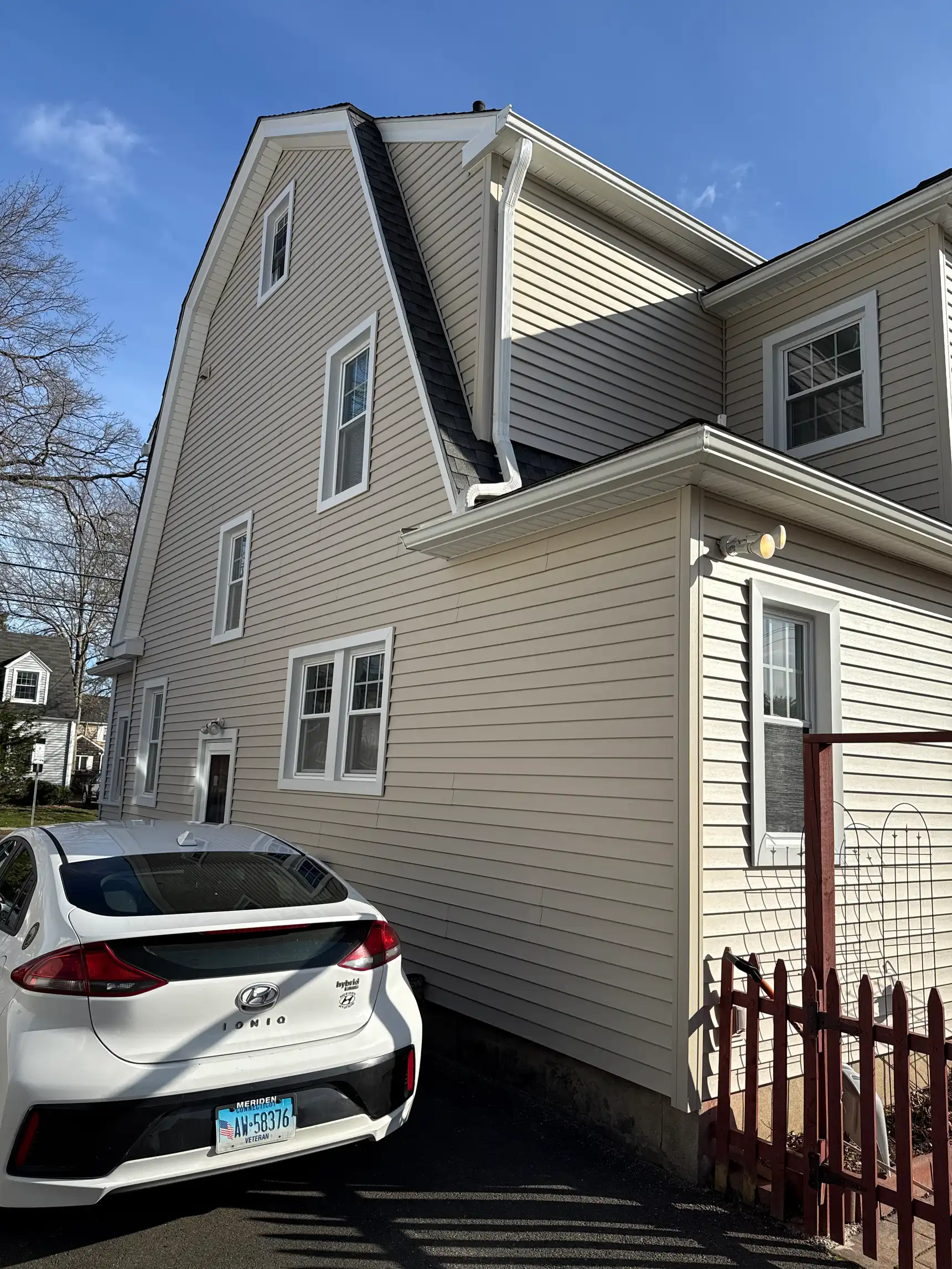 After Siding and Window Replacement Hartford CT Peter L Brown Quality siding and window replacement project completed in Hartford CT by Peter L Brown Roofing Contractors featuring upgraded home exterior improvements