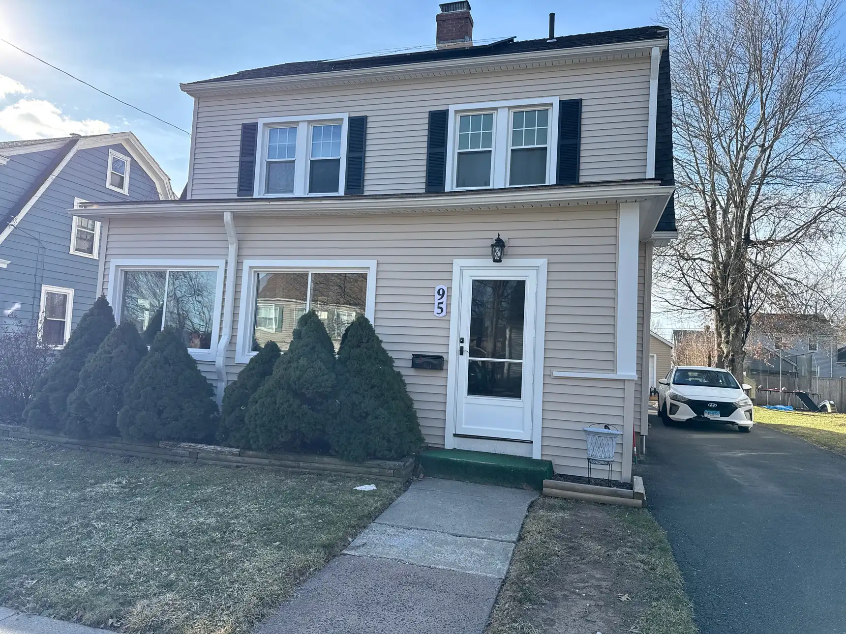 Improved After Siding and Window Replacement Hartford CT Peter L Brown Quality siding and window replacement project completed in Hartford CT by Peter L Brown Roofing Contractors featuring upgraded home exterior improvements