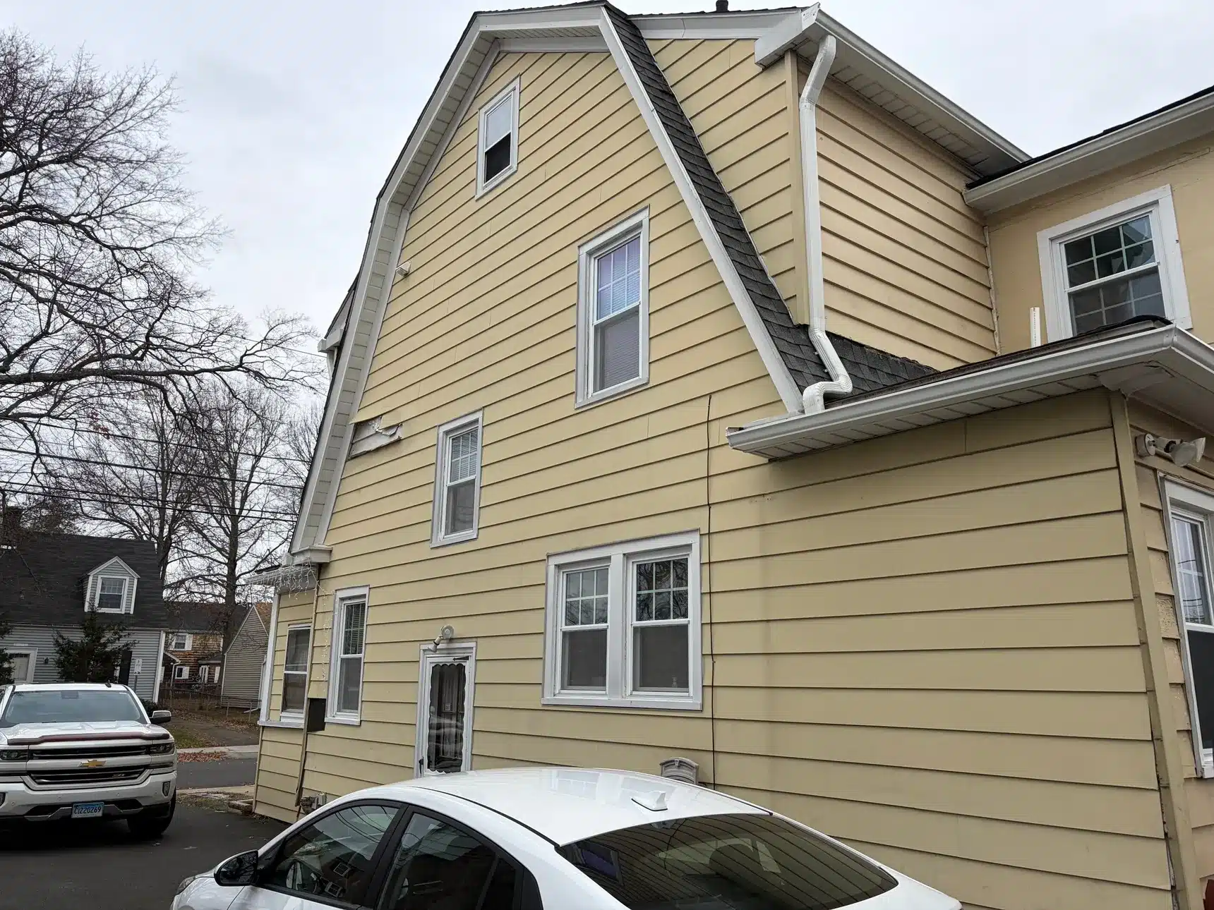 Quality After Siding and Window Replacement Hartford CT Peter L Brown Quality siding and window replacement project completed in Hartford CT by Peter L Brown Roofing Contractors featuring upgraded home exterior improvements