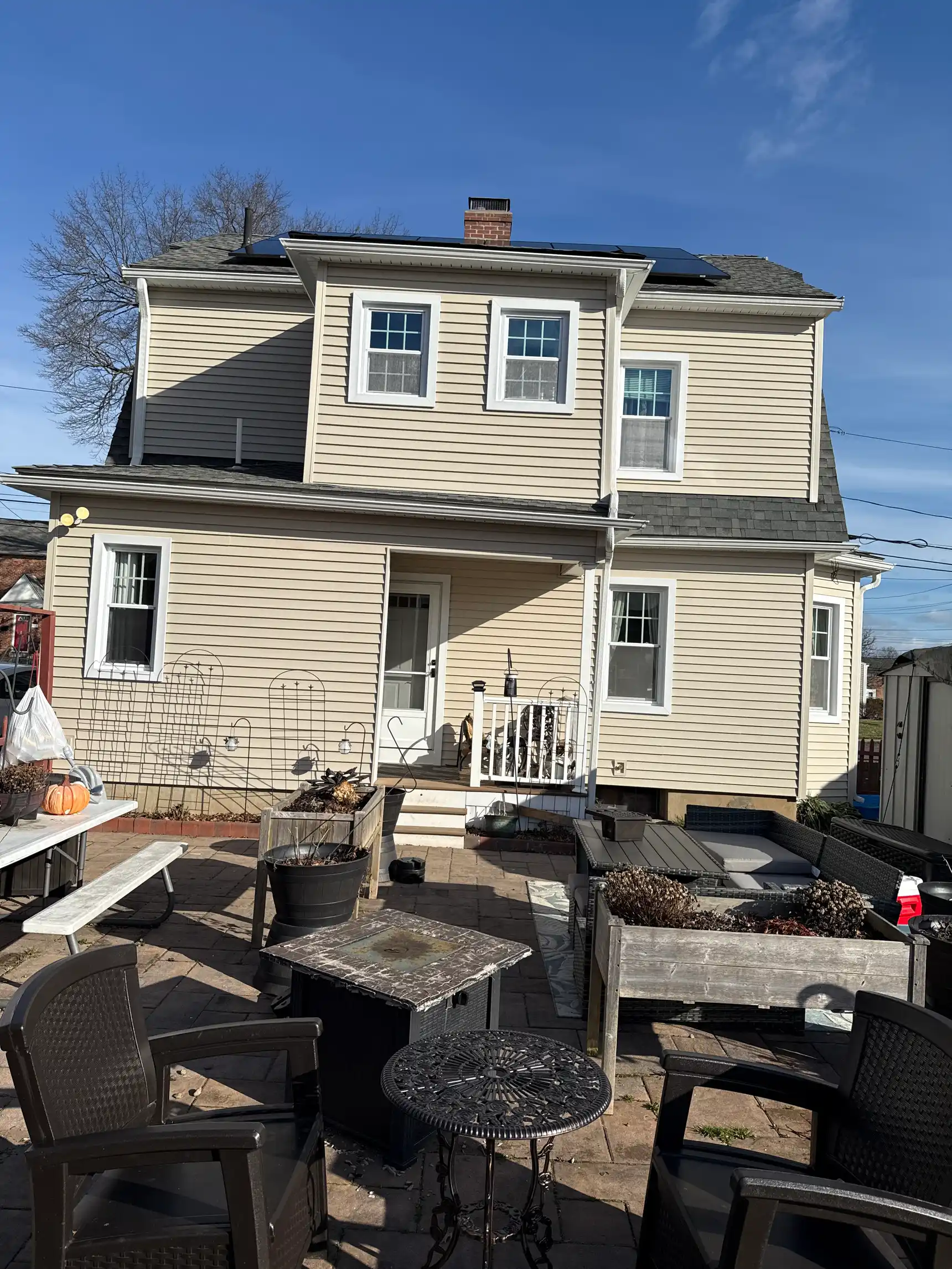 Updated After Siding and Window Replacement Hartford CT Peter L Brown Quality siding and window replacement project completed in Hartford CT by Peter L Brown Roofing Contractors featuring upgraded home exterior improvements